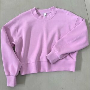Lululemon Athletica Pink Steady State Crewneck Top - size 0 - NWOT